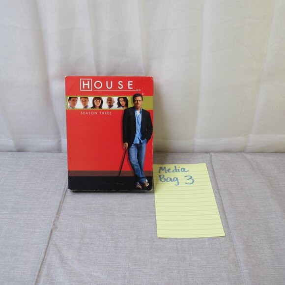 House MD DVD Set Season 3 4 Disc Slip Cover Medical Comedy TV Series - Picture 7 of 7